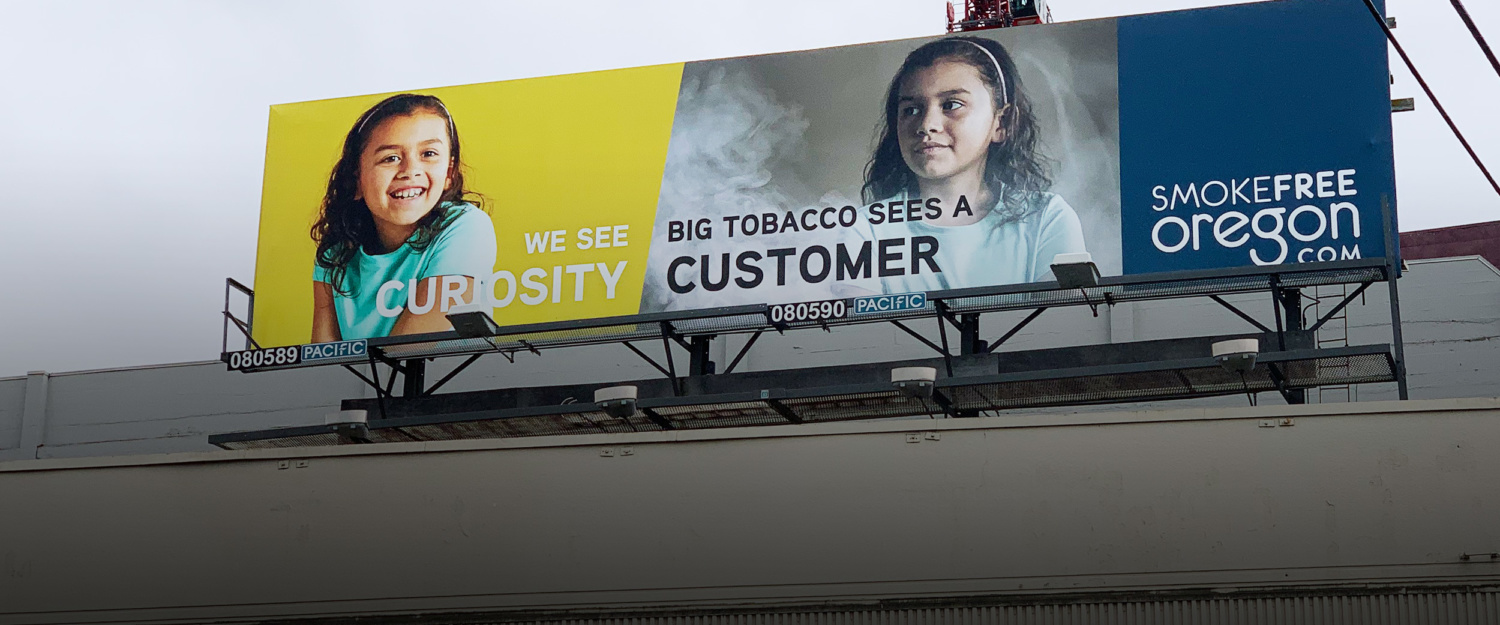 Smoke Free Oregon billboard